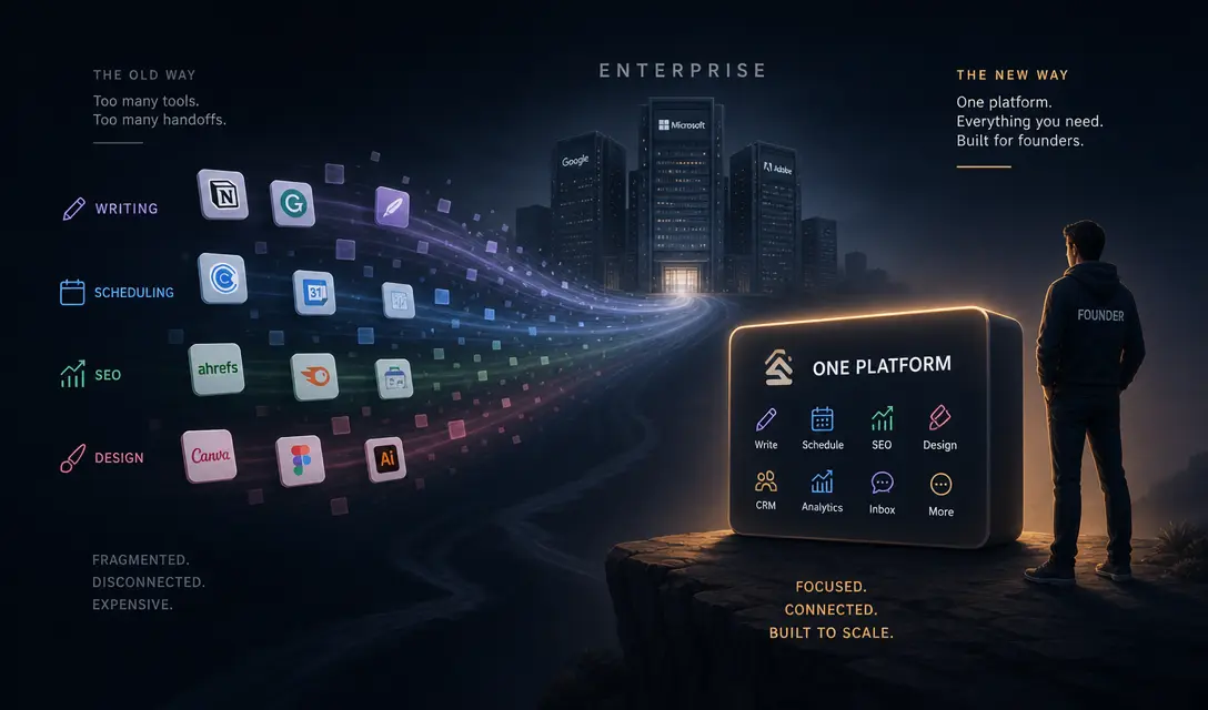Jasper Just Priced Out Solo Founders. Here's What the 2026 AI Marketing Stack Looks Like.