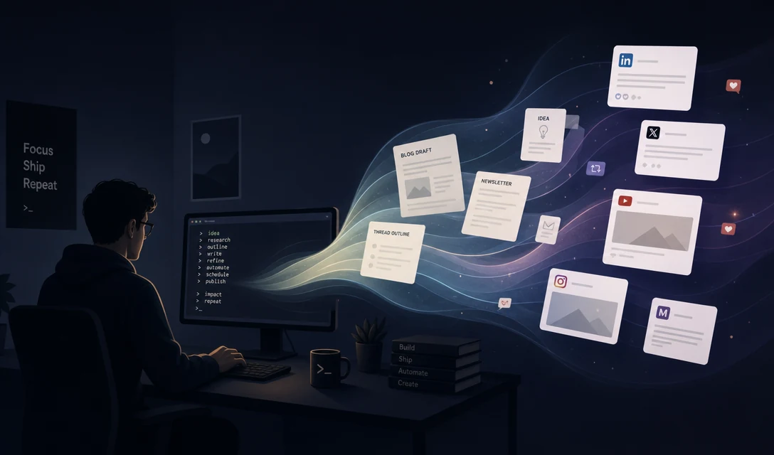 AI generated blog cover explaining the vibe marketing category for people growing online